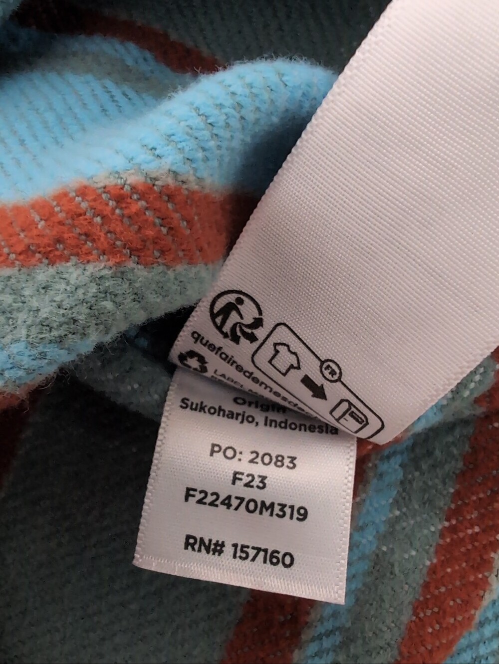 Cotopaxi M Teal Plaid Organic Cotton Heavyweight Flannel Shirt Fall Favorite EUC - Picture 13 of 13
